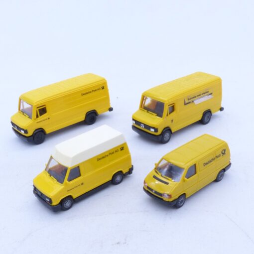 Busch etc. 1:87 Konvolut Fahrzeuge der Deutschen Post s. Bilder in Tüte EX7061