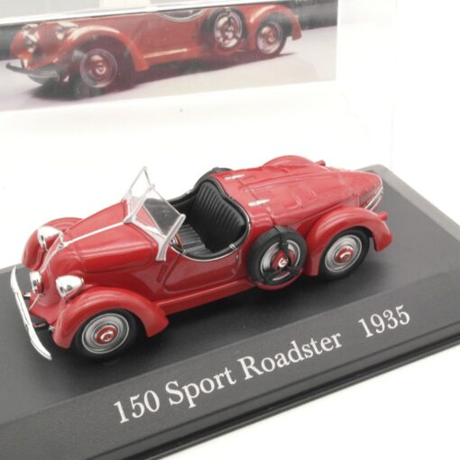 DeAgostini 1:43 Mercedes-Benz 150 Sport Roadster 1935 in PC Box RI1997