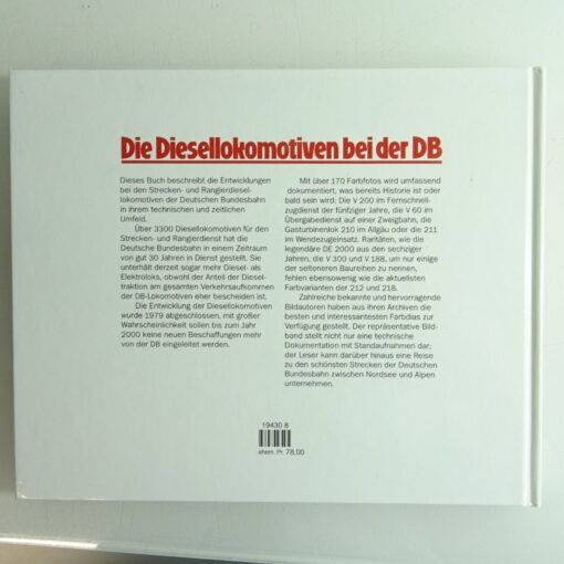 Die Diesellokomotiven bei der DB siehe Foto CK7236 o. – Bild 3