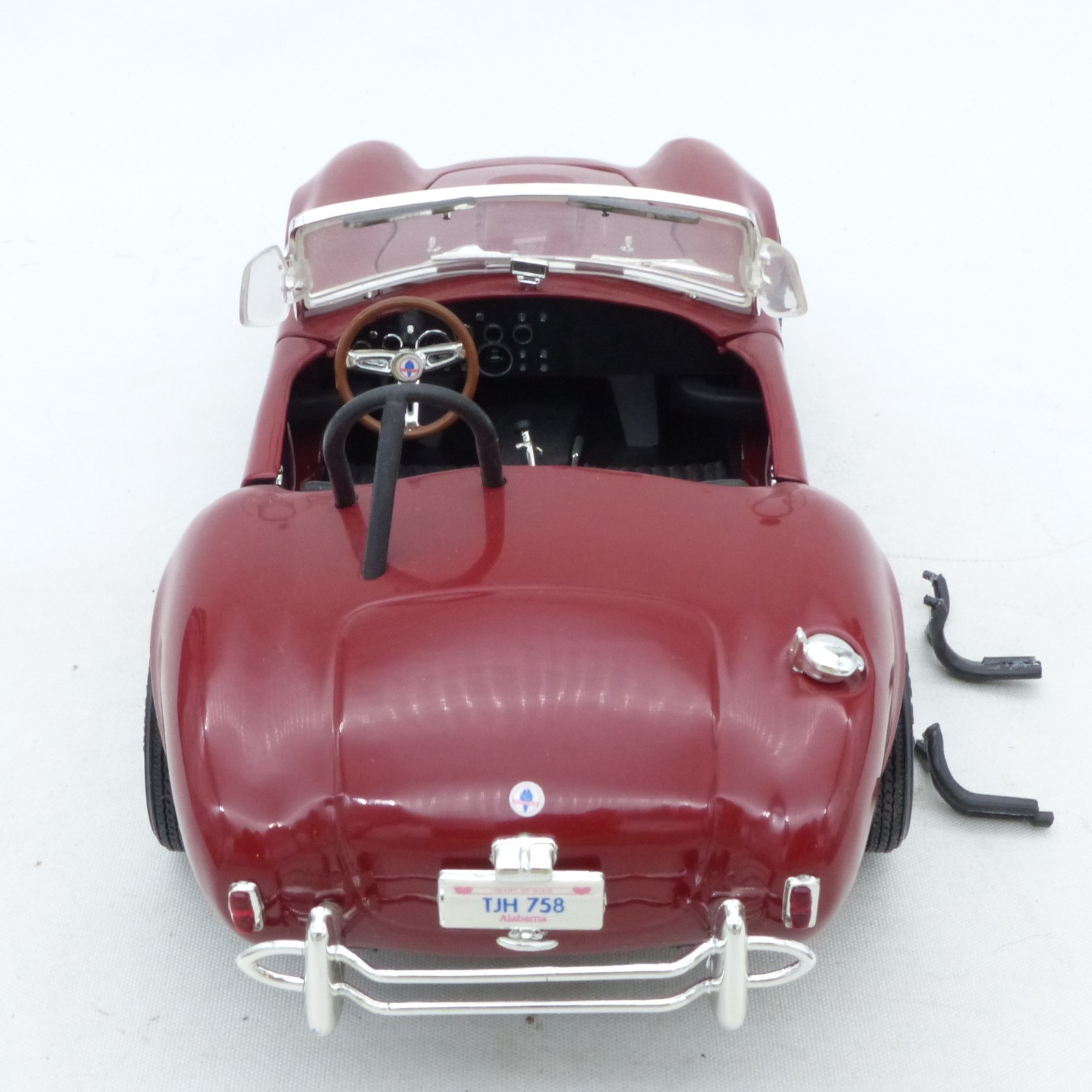 ERTL 1:18 Shelby Cobra 427 S/C Bordeaux rot in Tüte siehe Bilder o. EX8386 – Bild 5