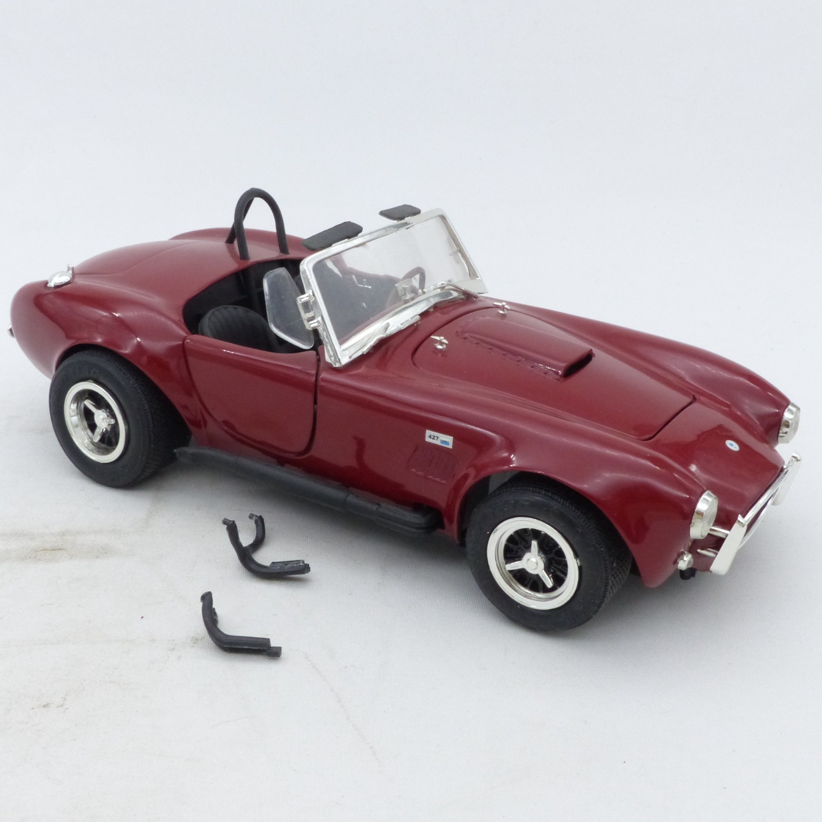 ERTL 1:18 Shelby Cobra 427 S/C Bordeaux rot in Tüte siehe Bilder o. EX8386 – Bild 7