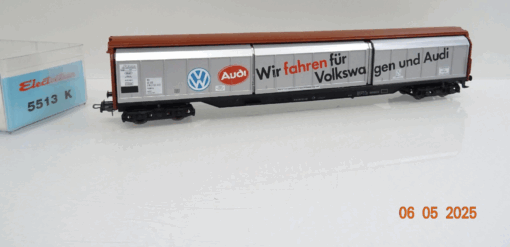Electrotren H0 5513 K Schiebewandwagen VW / Audi der DB in OVP JL495