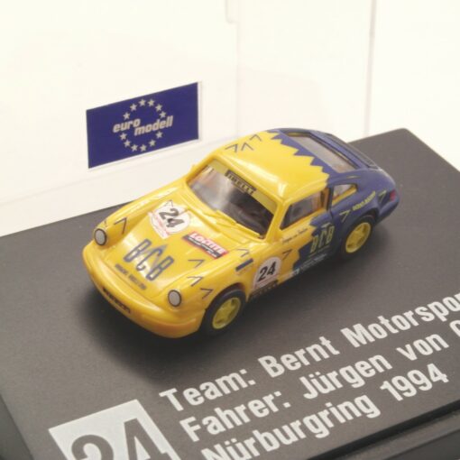 Euromodell 1:87 Porsche 911 #24 Gartzen Bernt Motorsport in PC Box ER9503