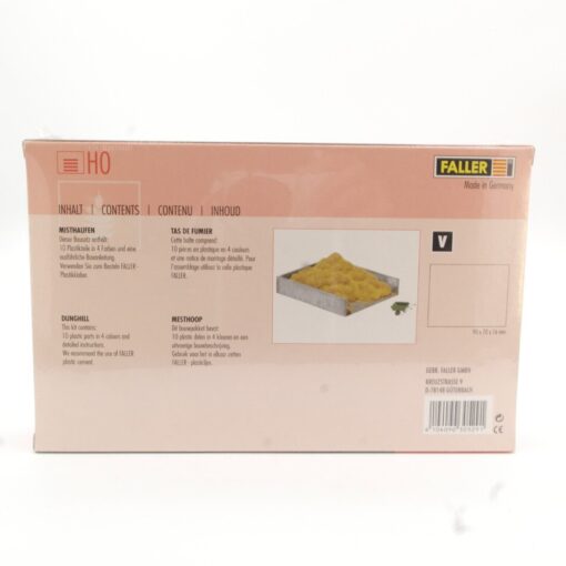 Faller H0 130529 Bausatz Misthaufen Neu in OVP QR4191 – Bild 3