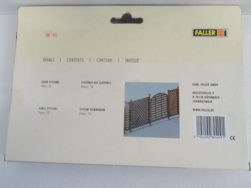 Faller H0 180409 Zaunsysteme neuwertig in OVP QR4965 – Bild 3