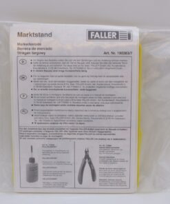Faller H0 Bausatz Nr.: 190383/7 Marktstand, in VP EB4583