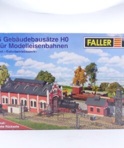 Faller H0 Bausatz Set Bahnbetriebswerk in OVP EX6277