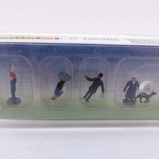 Faller N 155302 Figuren-Set: Rangier-/Abfertigungspersonal, in OVP EB5677 – Bild 3