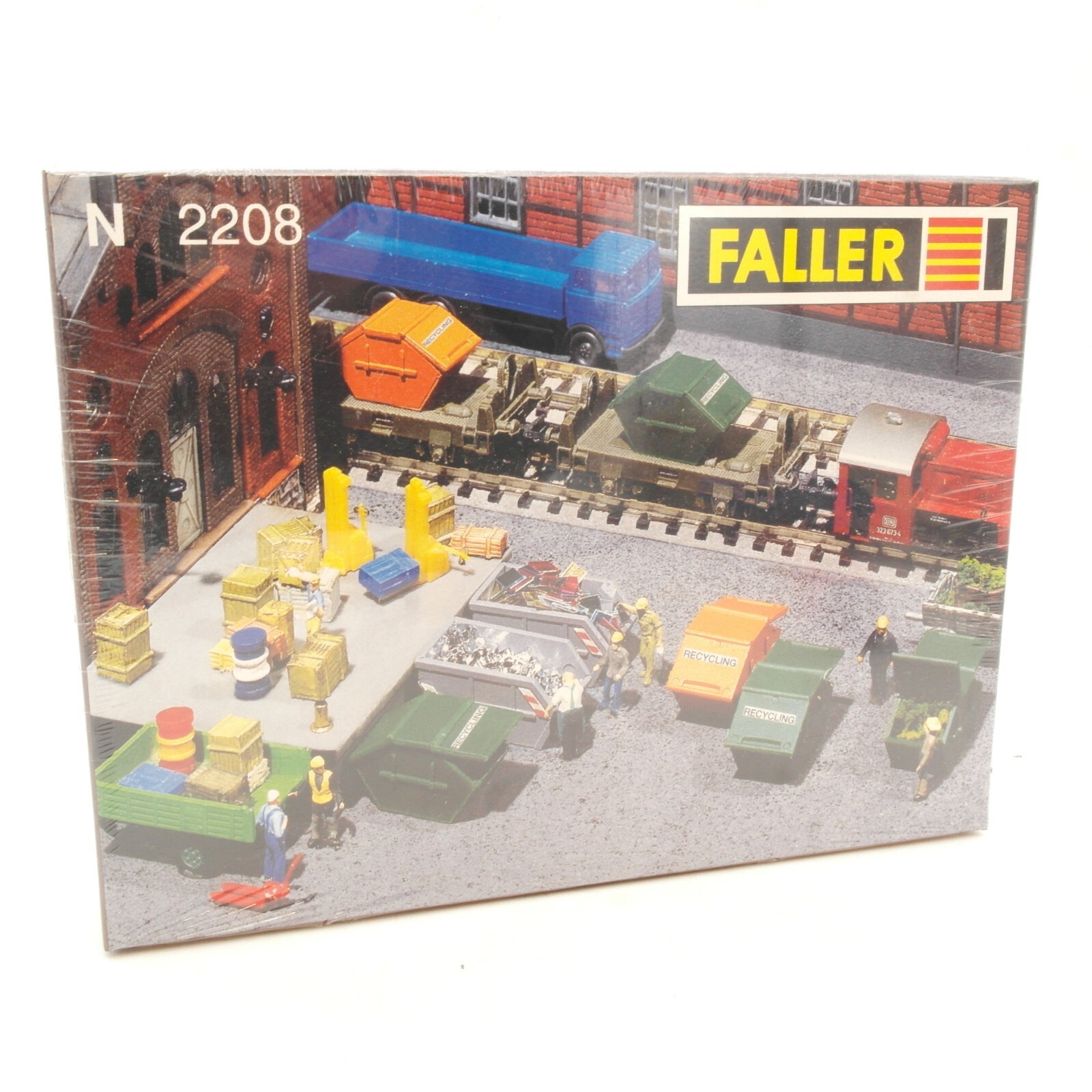 Faller N 2208 Container Set neuwertig in OVP RG2078