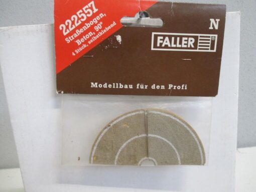 Faller N 222557 Straßenbogen, Beton 90° 4 Stück selbstklebend m.OVP WZ2953
