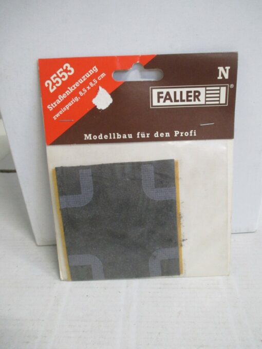 Faller N 2553 Straßenkreuzung zweispurig 8,5x8,5 cm m.OVP WZ2952
