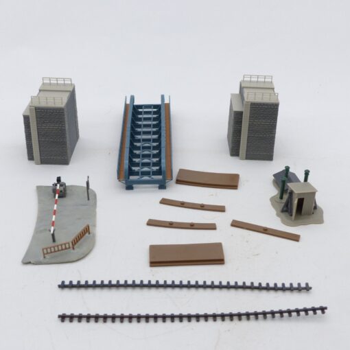 Faller etc. Spur N diverse Brückenteile, Schranke usw. in EVP EX6091 – Bild 5