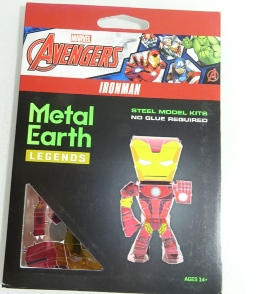 Fascinations Metall Earth Legends Bausatz 3 D Figur Ironman in OVP AR8178