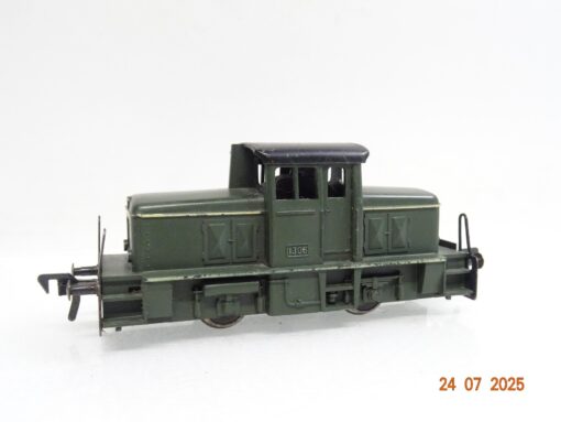 Fleischmann H0 1306 Diesellok O&K grün JL1837 o.