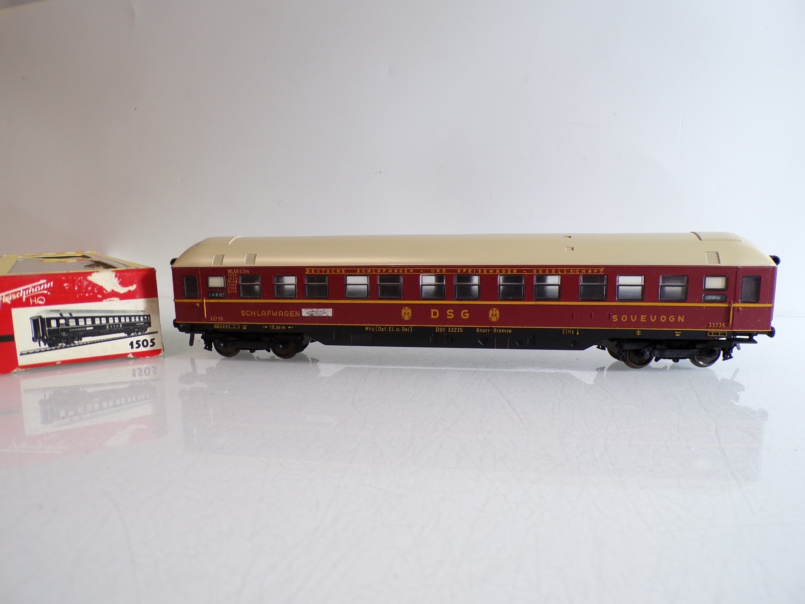 Fleischmann H0 1505 Schlafwagen der DSG in OVP BH1678