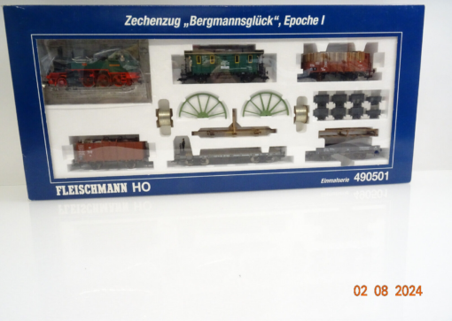 Fleischmann H0 490501 Zechenzug Bergmannsglück neuwertig in OVP LE4777 – Bild 3