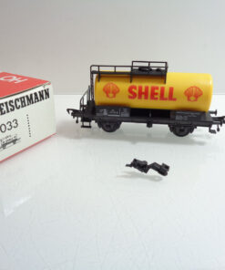 Fleischmann H0 5033 AC Kesselwagen mit Bremserbühne Shell der DB in OVP AR5746