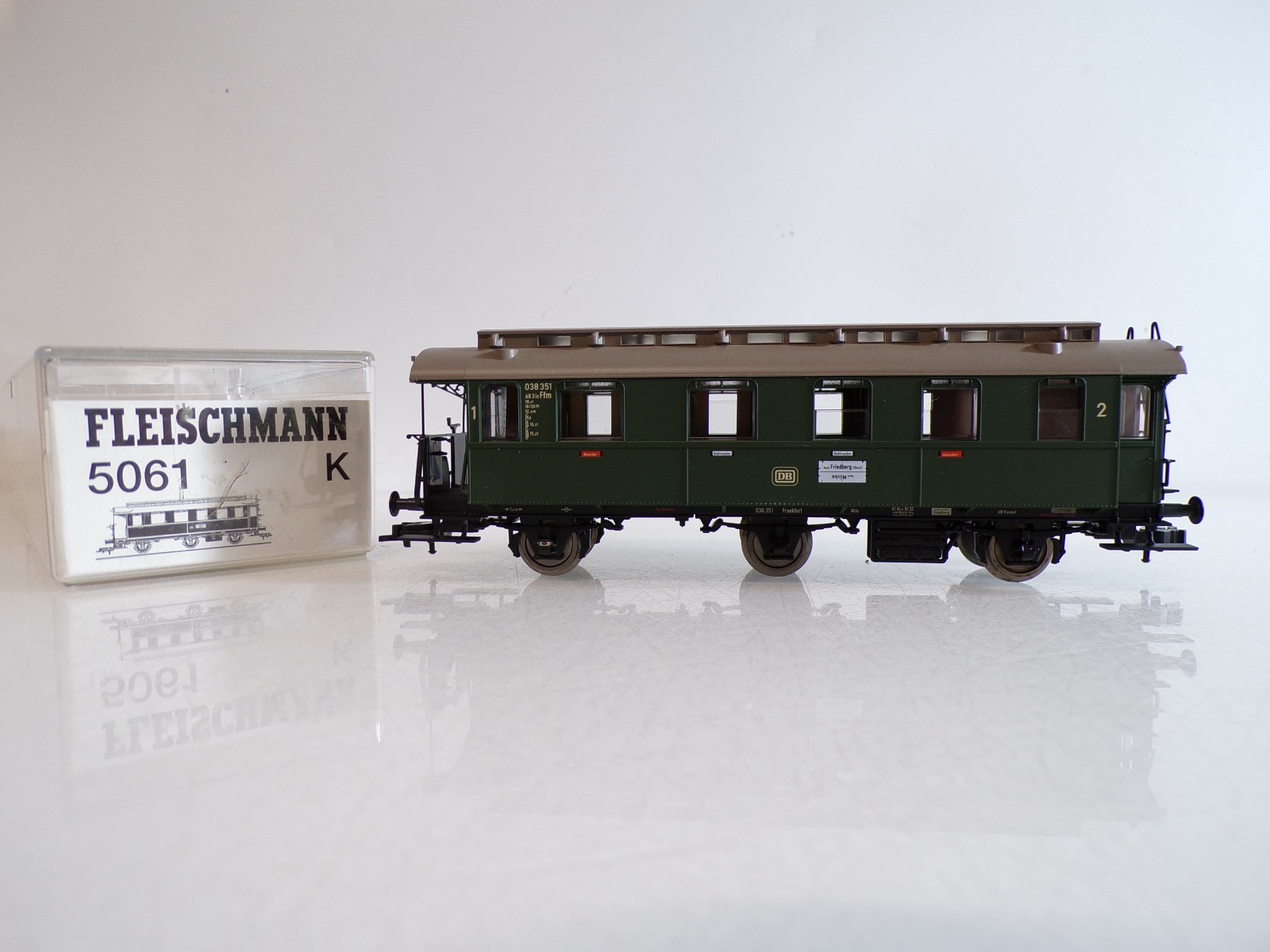 Fleischmann H0 5061 K Personenwagen 1./2. Kl. der DB in OVP BH1650