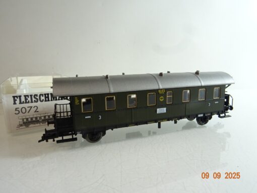 Fleischmann H0 5072 K Personenwagen Donnerbüchse 3.Kl der DRG in OVP RR3455 – Bild 3