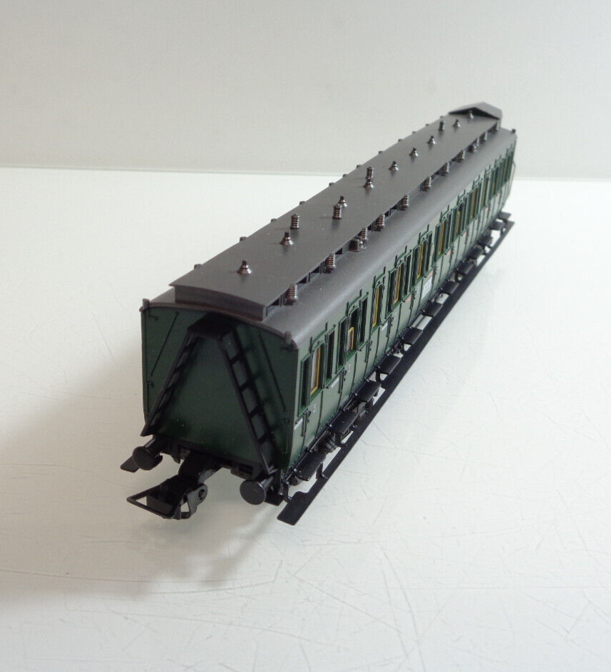 Fleischmann H0 5086 AC Abteilwagen 3.Klasse mit Bremserhaus der DRG in OVP C802 – Bild 3