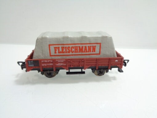 Fleischmann H0 5200 Niederbordwagen mit Plane der DB in OVP AR4189 – Bild 3