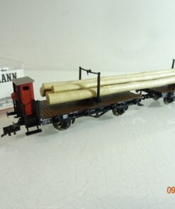 Fleischmann H0 5223 Drehschemelwagen mit Langholz in OVP RR3504