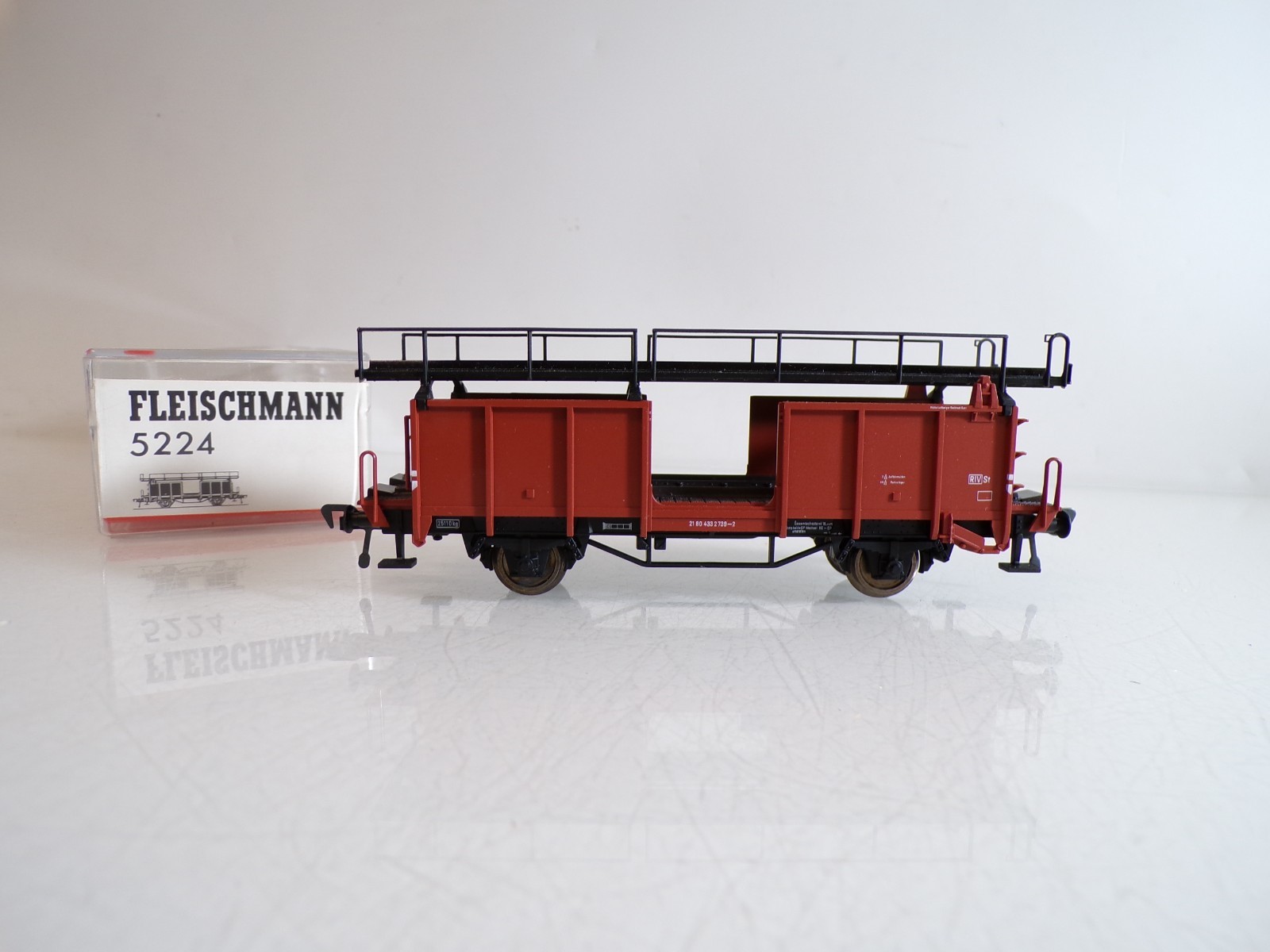 Fleischmann H0 5224 Autotransportwagen der DB in OVP BH1670