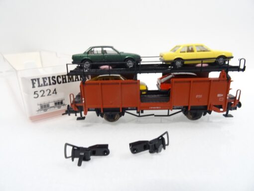 Fleischmann H0 5224 Doppelstockwagen-Autotransportwagen in OVP RR1049 – Bild 3