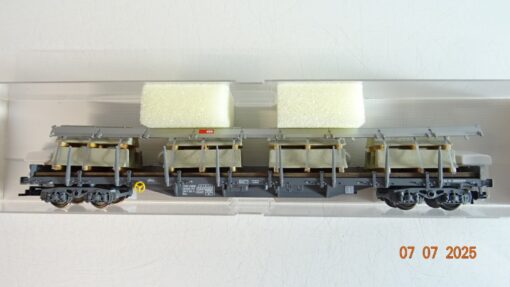 Fleischmann H0 5287 8702 K Klapprungenwagen mit Ladung der SBB in OVP PR8954