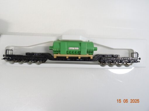 Fleischmann H0 5299 Tiefladewagen mit Ladung der DB in OVP PR7655 – Bild 3