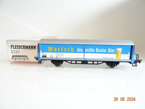 Fleischmann H0 5337 Schiebewandwagen Warteck Bier der SBB in OVP PR2241