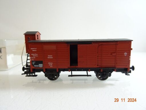 Fleischmann H0 5365 gedeckter Güterwagen mit Bremserhaus der DR in OVP PR4360 – Bild 3