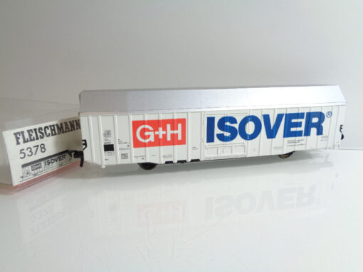 Fleischmann H0 5378 Großraumgüterwagen G+H Isover der DB in OVP JD6514