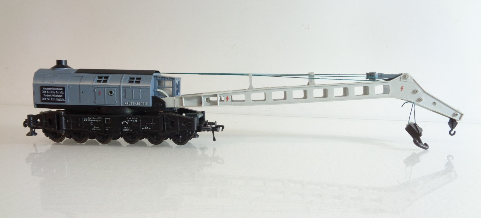 Fleischmann H0 5595 Bahnkran in OVP BH835 – Bild 3