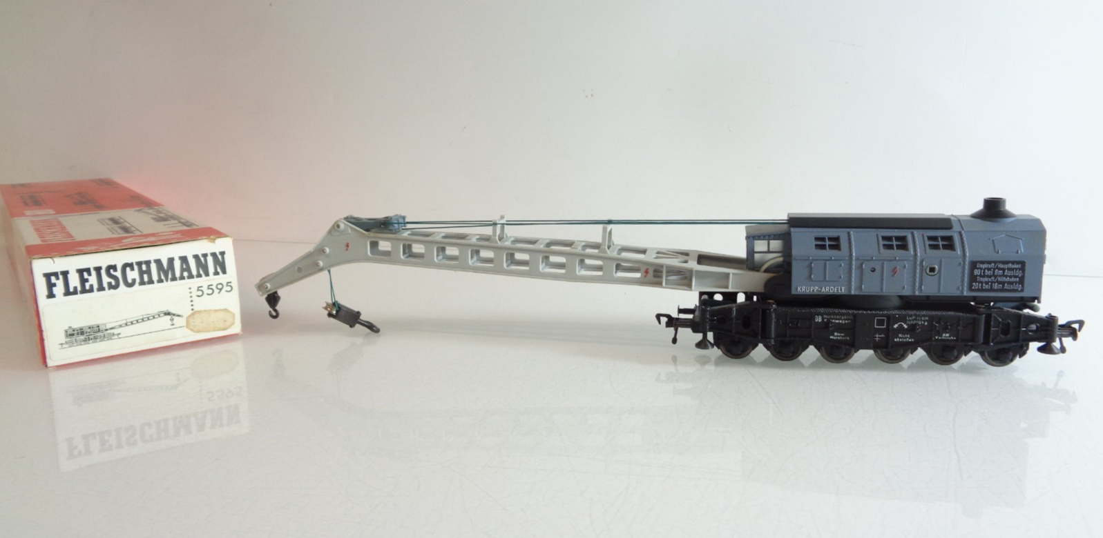 Fleischmann H0 5595 Bahnkran in OVP BH835