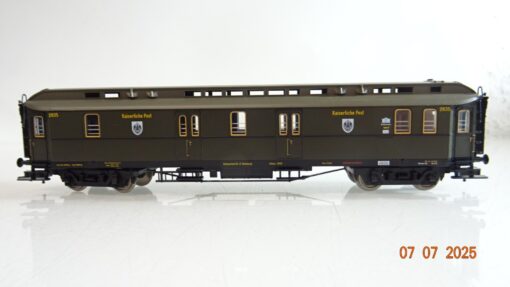 Fleischmann H0 5884 K Bahnpostwagen Kaiserliche Post  in OVP PR8979 – Bild 3