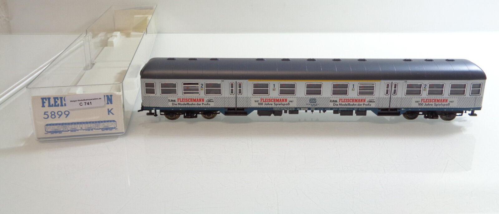 Fleischmann H0 5899 K AC Silberling 100 Jahre Fleischmann 1./2.Kl in OVP C741