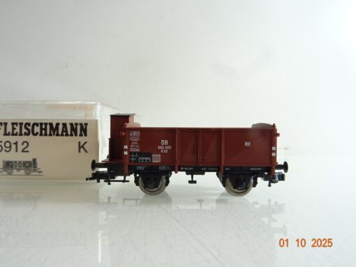 Fleischmann H0 5912K offener Güterwagen mit Bremserhaus der DB in OVP BH253 – Bild 3