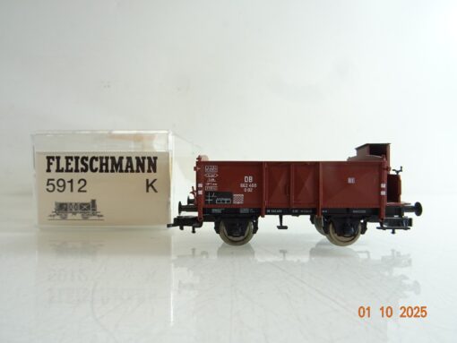 Fleischmann H0 5912K offener Güterwagen mit Bremserhaus der DB in OVP BH253