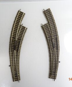 Fleischmann H0 6142 Bogenweichenpaar siehe Foto PK1466 o.