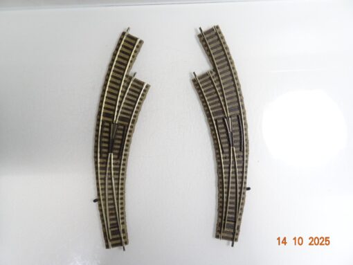 Fleischmann H0 6142 Bogenweichenpaar siehe Foto PK1466 o.