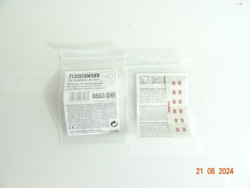 Fleischmann H0 6553 DB Logo für Reisezugwagen siehe Foto in OVP CK3027