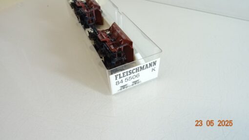 Fleischmann H0 845506 Schotterwagen-Set 2 tlg. der DB in OVP PR8010 – Bild 3