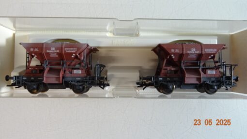 Fleischmann H0 845506 Schotterwagen-Set 2 tlg. der DB in OVP PR8010