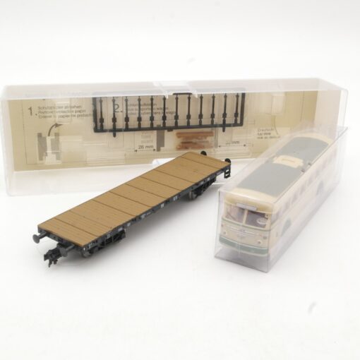 Fleischmann H0 85 5286 K Rungenwagen mit O-Bus Stadtwerke Solingen in OVP RR1195 – Bild 4