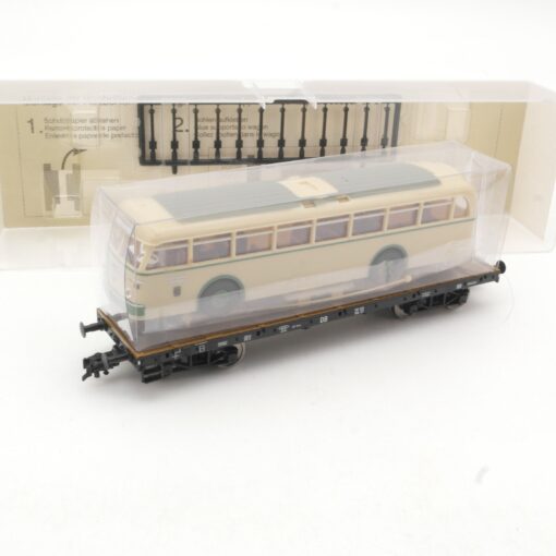 Fleischmann H0 85 5286 K Rungenwagen mit O-Bus Stadtwerke Solingen in OVP RR1195