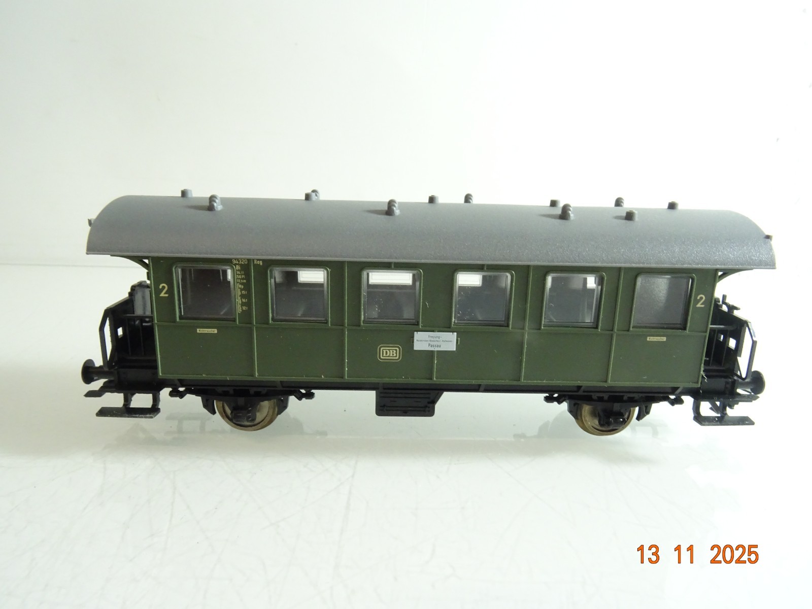 Fleischmann H0 Personenwagen 2. Klasse Passau der DB RR4538 o.