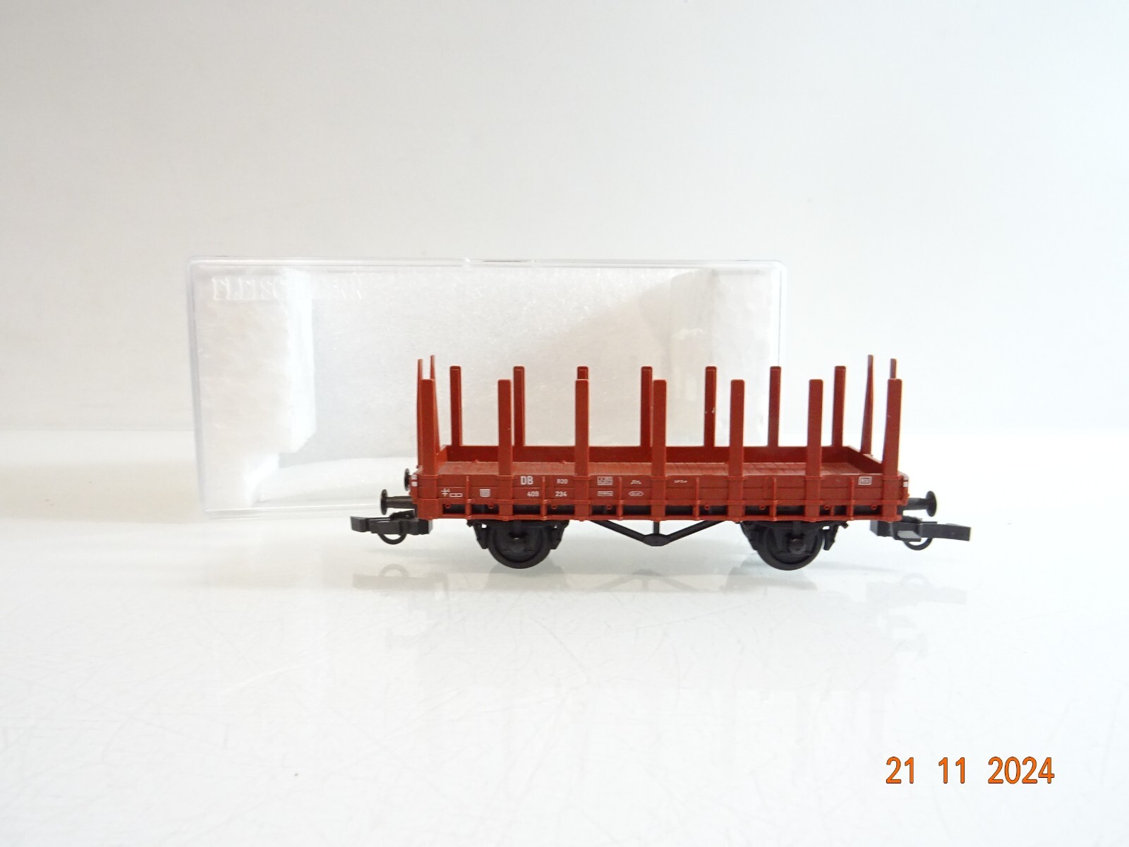 Fleischmann H0 Rungenwagen der DB in EVP PR4050 – Bild 3