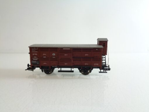 Fleischmann H0 Viehtransportwagen der K.P.E.V. BH722 o.