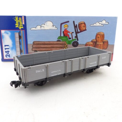 Fleischmann Magic Train 2411 Spur 0e offener Güterwagen Stm.L.B. in OVP EX6624